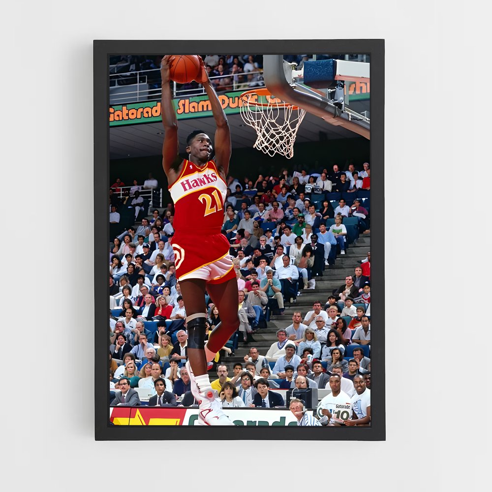 Poster L'Envol de Dominique – affiche Basketball (vue 2)